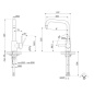 SMEG MI3MN SINGLE LEVER SINK MIXER TAP BLACK