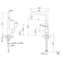 SMEG MI3CR EINHAND SPÜLTISCHMISCHER CHROM