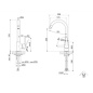 SMEG MI4CR MISCELATORE MONOCOMANDO FINITURA CROMO