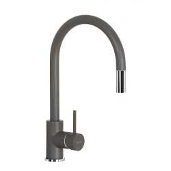 SCHOCK AQUASTAR MISCELATORE MONOCOMANDO CON DOCCETTA ESTRAIBILE ASPHALT