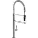 NOBILI KALI SINGLE LEVER SINK MIXER KITCHEN TAP WITH PULL OUT SPRAY CHROME
