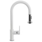 SCHOCK AQUAALTO SINGLE LEVER SINK MIXER TAP WITH PULL OUT SPRAY POLARIS EXTRA WHITE