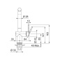 FRANKE ACTIVE SINGLE LEVER SINK MIXER TAP WITH DOUBLE JET HAND SHOWER