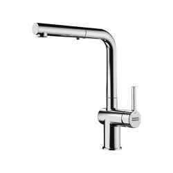 FRANKE ACTIVE MISCELATORE CUCINA MONOCOMANDO CON DOCCETTA ORIENTABILE DOPPIOGETTO CROMO