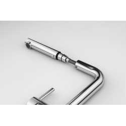 FRANKE ACTIVE SINGLE LEVER SINK MIXER TAP WITH DOUBLE JET HAND SHOWER CHROME