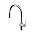 FRANKE ACTIVE J SINGLE LEVER SINK MIXER TAP WITH DOUBLE JET HAND SHOWER CHROME