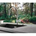 FRANKE ACTIVE J SINGLE LEVER SINK MIXER TAP WITH DOUBLE JET HAND SHOWER CHROME