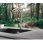 FRANKE ACTIVE J SINGLE LEVER SINK MIXER TAP WITH DOUBLE JET HAND SHOWER CHROME
