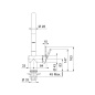 FRANKE ACTIVE J MISCELATORE CUCINA MONOCOMANDO CON DOCCETTA ORIENTABILE DOPPIOGETTO CROMO