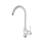 FRANKE POLA SINGLE LEVER SINK MIXER TAP WHITE