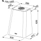 CAMPANA A PARED FRANKE SMART DECO 50 CM