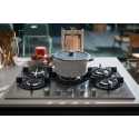 FRANKE MYTHOS STEEL PRO GAS HOB STAINLESS STEEL 75 CM
