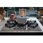 FRANKE MYTHOS STEEL PRO PIANO COTTURA ACCIAIO INOX 75 CM