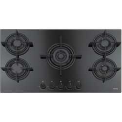 FRANKE MYTHOS FHCR 905 4G TC HE BK C PIANO COTTURA CRISTALLO NERO 90 CM