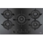 FRANKE MYTHOS FHCR 755 4G TC HE BK C GAS HOB BLACK GLASS 75 CM