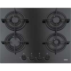 FRANKE MYTHOS FHCR 604 4G HE BK C PIANO COTTURA CRISTALLO NERO 60 CM