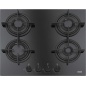 FRANKE MYTHOS FHCR 604 4G HE BK C GAS HOB BLACK GLASS 60 CM