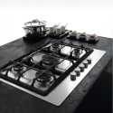 FRANKE MYTHOS NEPTUNE FHNE 750 GAS HOB STAINLESS STEEL 75 CM
