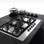 FRANKE MYTHOS NEPTUNE FHNE 750 TABLE DE CUISSON À GAZ ACIER INOX 75 CM