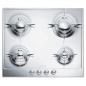 SMEG GAS HOB P64ES POLISHED STAINLESS STEEL 60 CM PIANO DESIGN