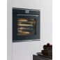 FRANKE MYTHOS FMY 99 HS XS FOUR COMBINÉ VAPEUR MULTIFONCTION ACIER INOXYDABLE/VERRE NOIR