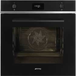 SMEG SFP6401TB PYROLYSE EINBAUBACKOFEN SCHWARZGLAS DESIGNLINIE SELEZIONE