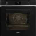 SMEG SFP6401TB PYROLYSE EINBAUBACKOFEN SCHWARZGLAS DESIGNLINIE SELEZIONE