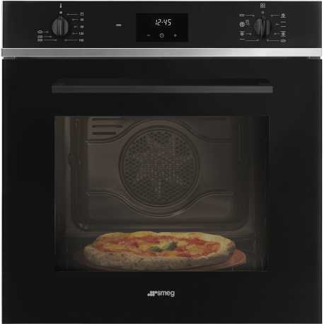 SMEG SF6400PZB EINBAUBACKOFEN SCHWARZGLAS DESIGNLINIE SELEZIONE