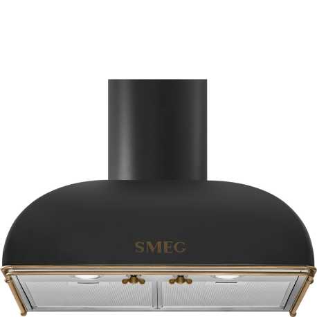 CAMPANA A PARED SMEG KS59AOE2 ANTRACITA ESTETICA COLONIALE 60 CM