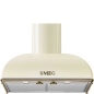 CAMPANA A PARED SMEG KS59POE2 CREMA ESTETICA COLONIALE 60 CM
