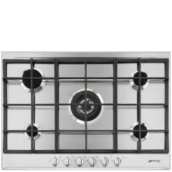 SMEG P272XGH GASKOCHFELD EDELSTAHL DESIGNLINIEN SELEZIONE 72 CM