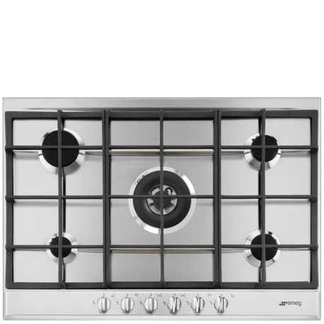 SMEG P272XGH GASKOCHFELD EDELSTAHL DESIGNLINIEN SELEZIONE 72 CM