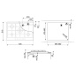 SMEG P272XGH GASKOCHFELD EDELSTAHL DESIGNLINIEN SELEZIONE 72 CM
