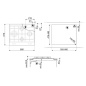 SMEG P261XGH TABLE DE CUISSON INOX ESTHÉTIQUES ELEMENTI 60 CM