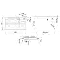 SMEG SRV896AVOGH2 GASKOCHFELD 90 CM HAFER