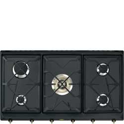 SMEG SRV896AOGH GASKOCHFELD 90 CM ANTHRAZIT
