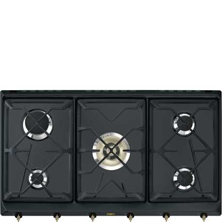 SMEG SRV896AOGH TABLE DE CUISSON ESTHÉTIQUES COLONIALE 90 CM ANTHRACITE SMEG SRV896AOGH TABLE DE CUISSON ESTHÉTIQUES COLONIALE 90 CM ANTHRACITE