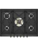 SMEG SRV876AOGH GAS HOB AESTHETIC COLONIALE ANTHRACITE 70 CM