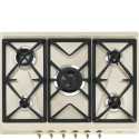 SMEG SRV876POGH GAS HOB AESTHETIC COLONIALE CREAM 70 CM