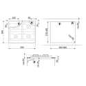 SMEG SRV864AVOGH2 GASKOCHFELD 60 CM HAFER
