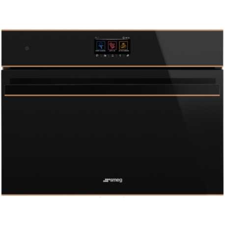 SMEG SO4606WAPNR EINBAU KOMPAKT-MIKROWELLEN BACKOFEN DESIGNLINIEN DOLCE STIL NOVO WI-FI H 45 CM
