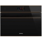 SMEG SO4604S4PNR EINBAU DAMPFOFEN DOLCE STIL NOVO H 45 CM