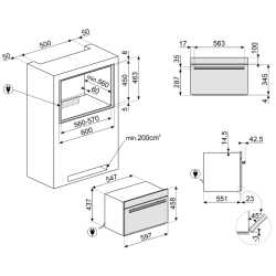 SMEG SBC4604WNR BLAST CHILLER DOLCE STIL NOVO H 45 CM