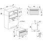 SMEG SBC4604WNR ABATIDOR TEMPERATURA DOLCE STIL NOVO H 45 CM