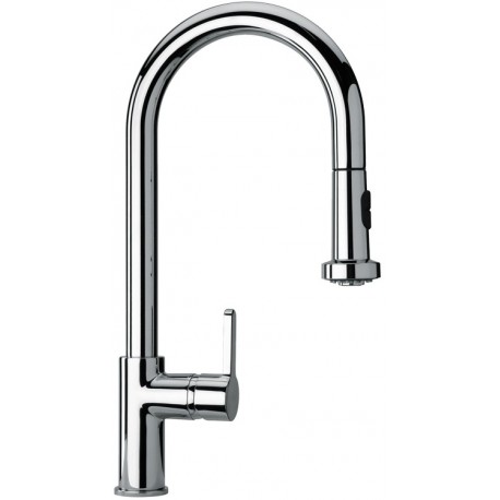 SCHOCK AQUAALTO SINGLE LEVER SINK MIXER TAP WITH PULL OUT SPRAY CHROME