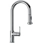 SCHOCK AQUAALTO SINGLE LEVER SINK MIXER TAP WITH PULL OUT SPRAY CHROME