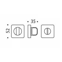 COLOMBO DESIGN ONEQ MOOD COLLECTION WC / BAD ROSETTE