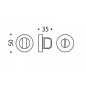 COLOMBO DESIGN ONE MOOD COLLECTION WC / BAD ROSETTE
