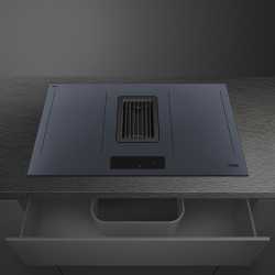SMEG HOBD182DG TABLE DE CUISSON AVEC HOTTE INTÉGRÉE 83 CM NEPTUNE GREY