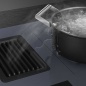 SMEG HOBD182DG TABLE DE CUISSON AVEC HOTTE INTÉGRÉE 83 CM NEPTUNE GREY